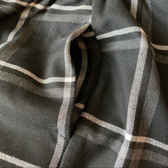 ZARA Cuffed Plaid Pants - Picture 4 of 7